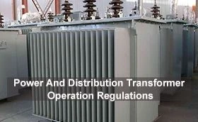 Regulamentos de Operação de Transformadores de Energia e Distribuição